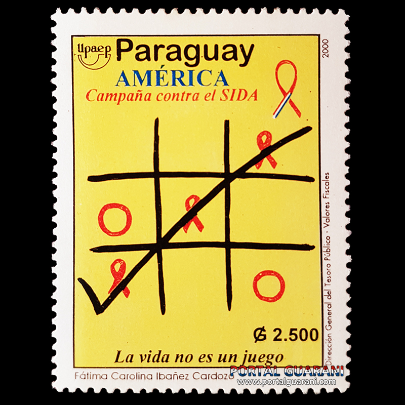 AMÉRICA 2000 - CAMPAÑA CONTRA EL SIDA (AÑO 2000 - SERIE 8)