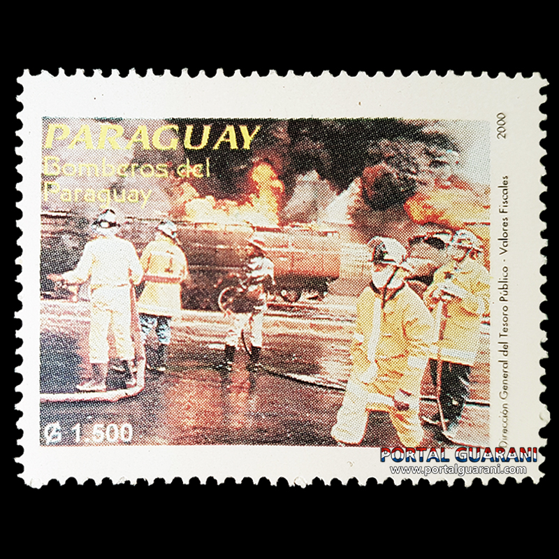 BOMBEROS DEL PARAGUAY 1905-2000 - (AÑO 2000 - SERIE 6)