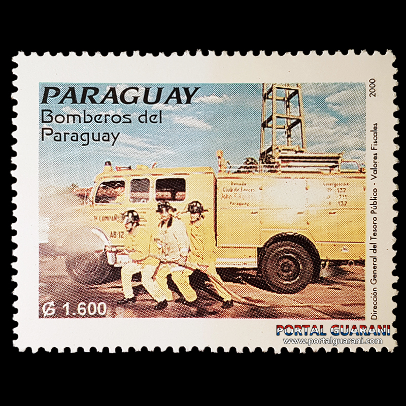 BOMBEROS DEL PARAGUAY 1905-2000 - (AÑO 2000 - SERIE 6)