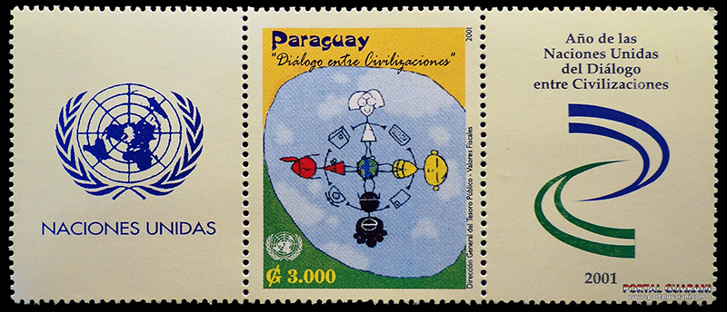 AÑO DE LAS NACIONES UNIDAS DEL DIÁLOGO ENTRE CIVILIZACIONES (ANO 2001 - SERIE 9)