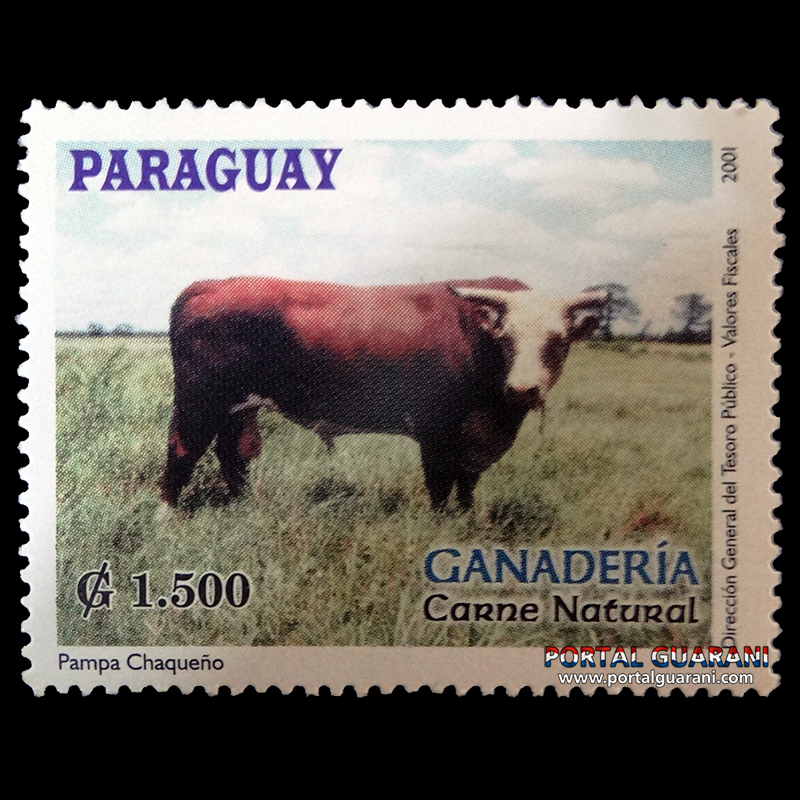 GANADERÍA PARAGUAYA - LECHE Y CARNE NATURAL (AÑO 2001 - SERIE 4)
