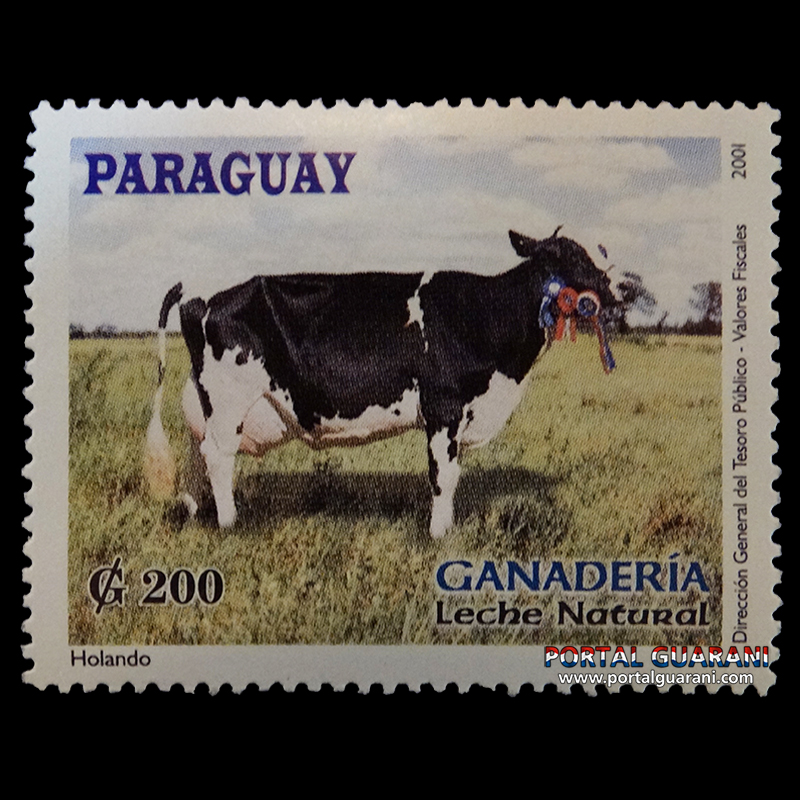 GANADERÍA PARAGUAYA - LECHE Y CARNE NATURAL (AÑO 2001 - SERIE 4)