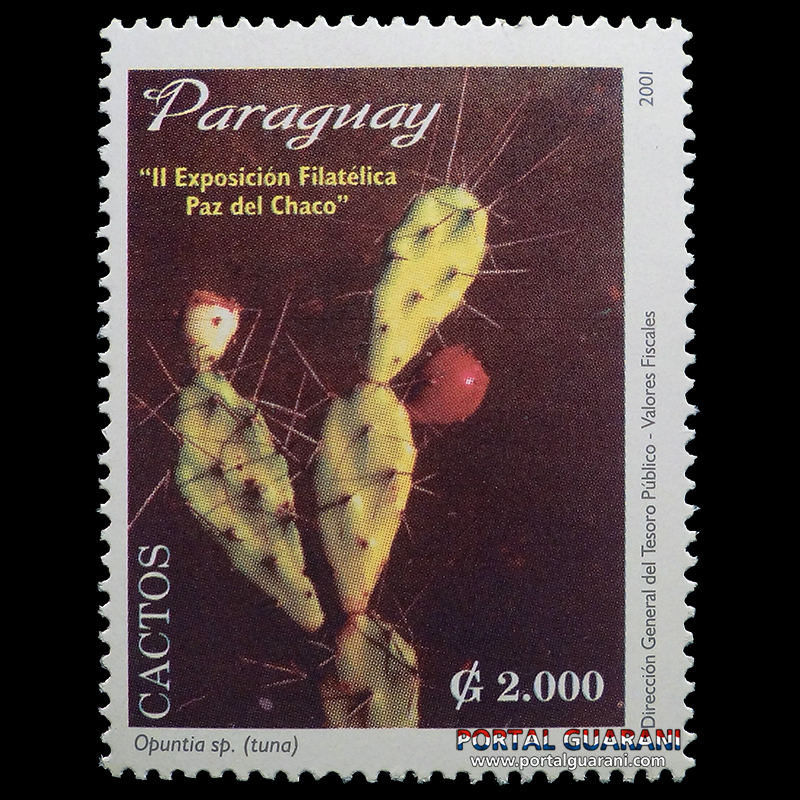 SERIE POSTAL CACTOS (AÑO 2001 - SERIE 3)