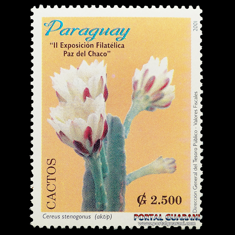 SERIE POSTAL CACTOS (AÑO 2001 - SERIE 3)