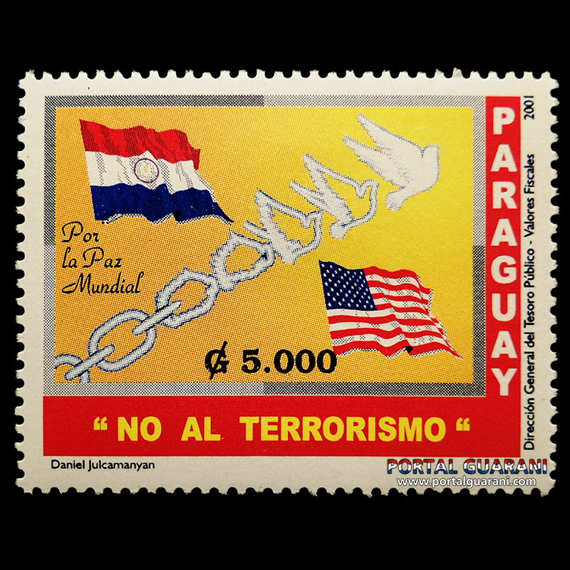 NO AL TERRORISMO - POR LA PAZ MUNDIAL (AÑO 2001 - SERIE 11)