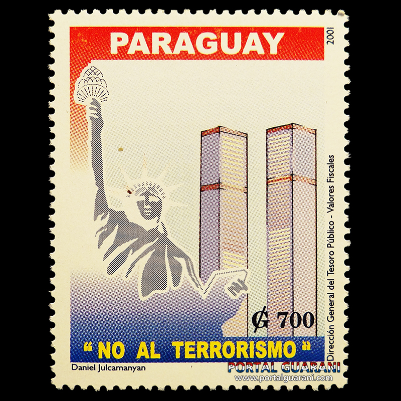 NO AL TERRORISMO - POR LA PAZ MUNDIAL (AÑO 2001 - SERIE 11)