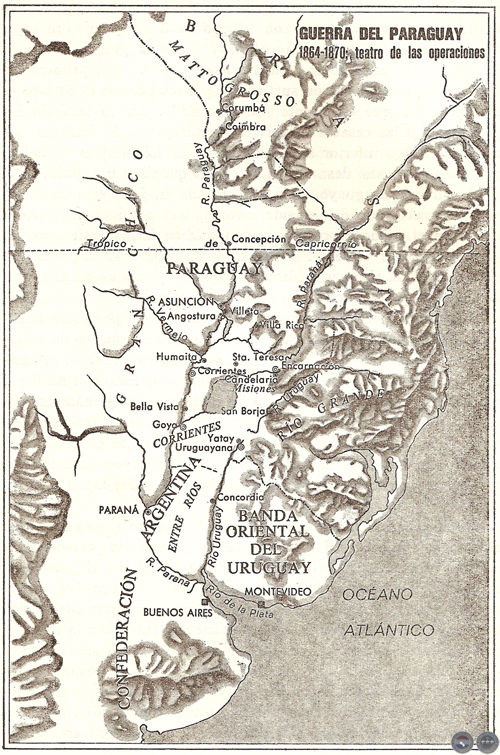 GUERRA DE LA TRIPLE ALIANZA 1864 - 1870 - POR GUIDO RODRÍGUEZ ALCALÁ