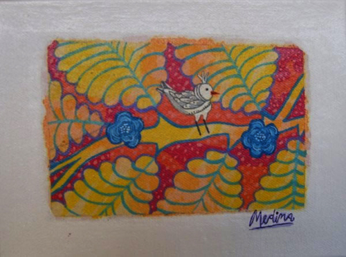 AVES, ACRÍLICOS DE MARCELO MEDINA (GALERÍA DE ARTE MATICES)