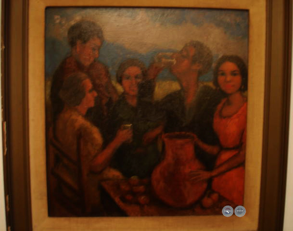 FIESTA CAMPESINA - ÓLEO DE JAIME BESTARD