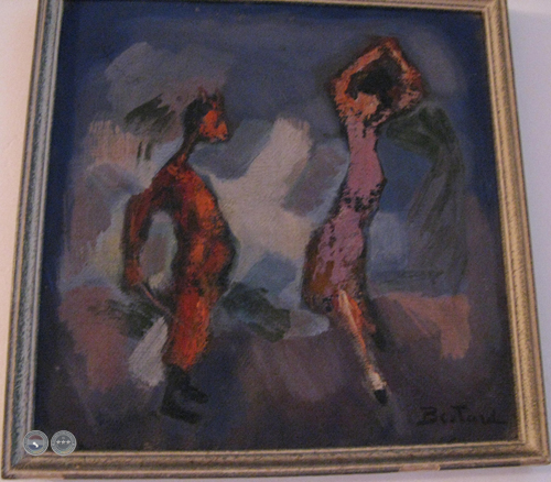 PAREJA - ÓLEO DE JAIME BESTARD