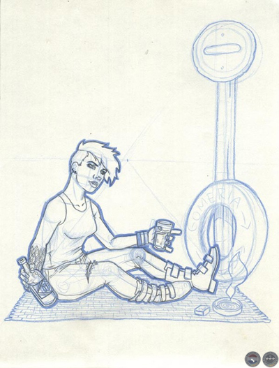 MODELO DE GOMERÍA - ILUSTRATENA 2011 - ILUSTRACIÓN DE LEDA SOSTOA
