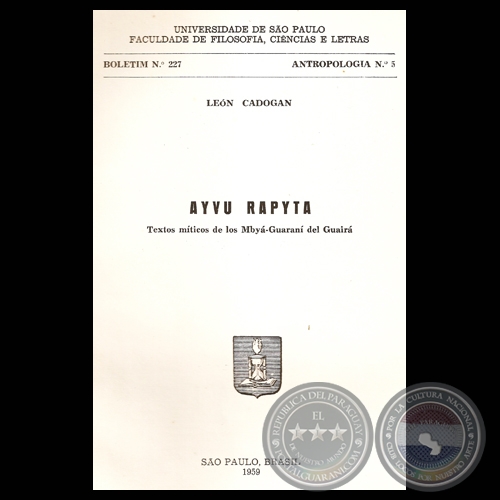 leon cadogan ayvu rapyta textos miticos mbya 1959 portalguarani