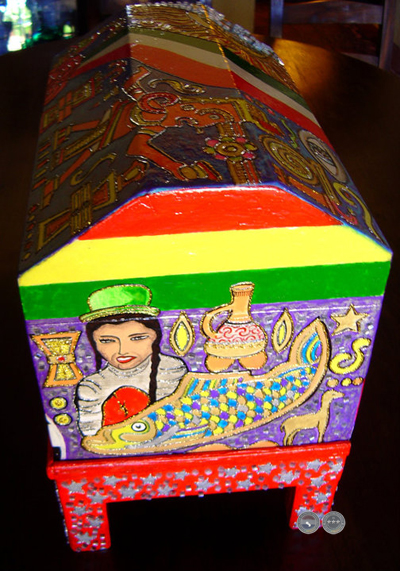 BAÚL ARTÍSTICO, 2010 - COLLAGE, TÉCNICA MIXTA DE MELVIN ROLDÁN