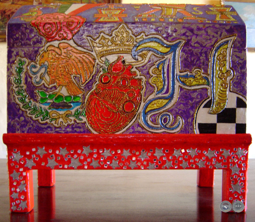 BAÚL ARTÍSTICO, 2010 - COLLAGE, TÉCNICA MIXTA DE MELVIN ROLDÁN