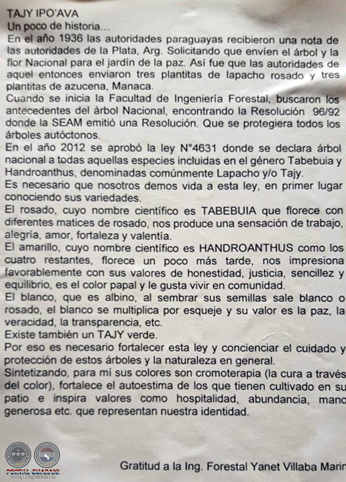 TAJY IPO'AVA - OBRAS DE OLGA SAMCEVICH DE LADAN