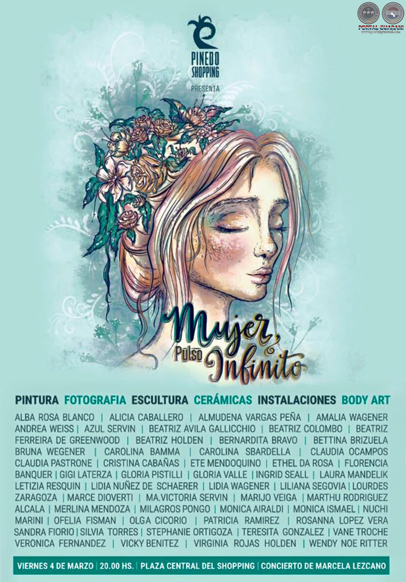 MUJER, PULSO INFINITO - EXPOSICIÓN COLECTIVA - VIERNES 4 DE MARZO DE 2016