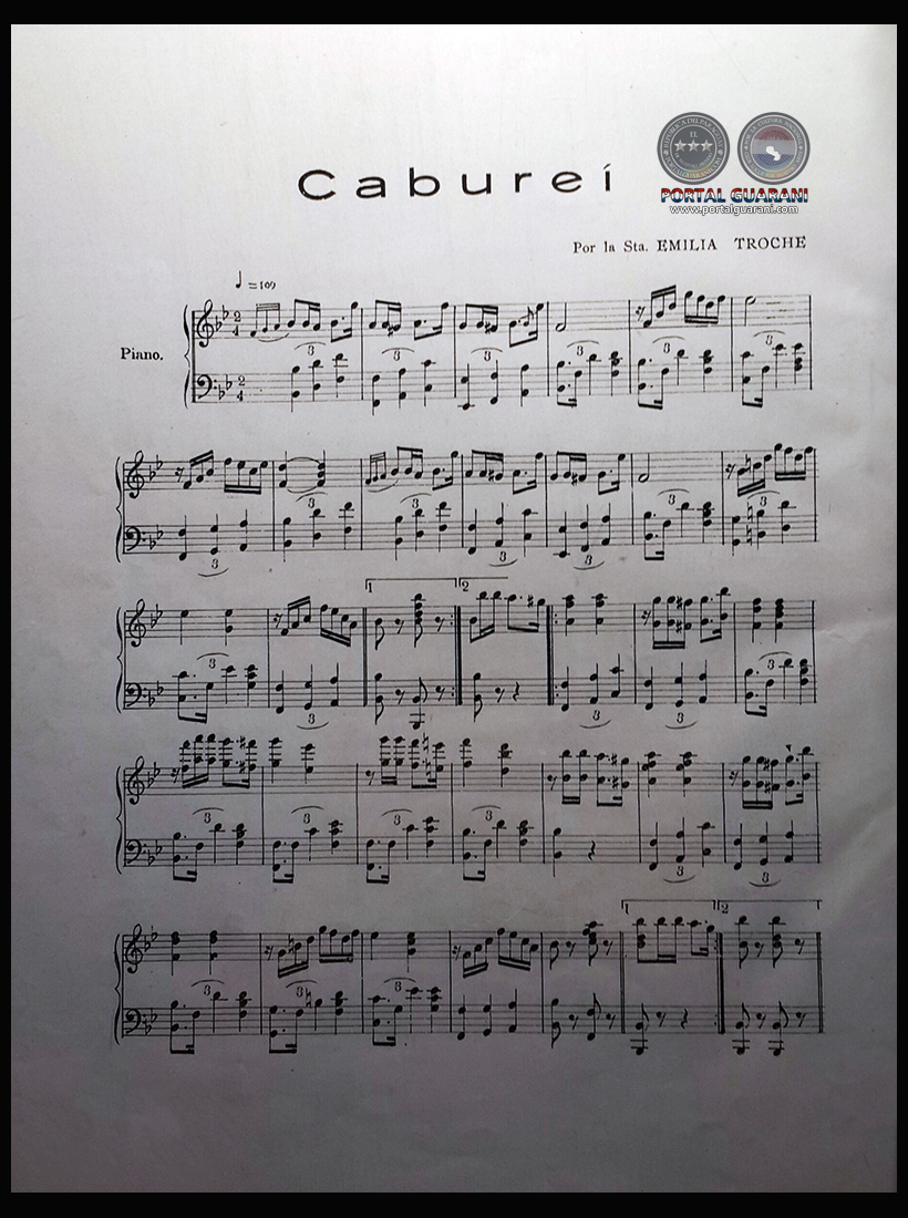 CABUREÍ - PARTITURA PARA PIANO