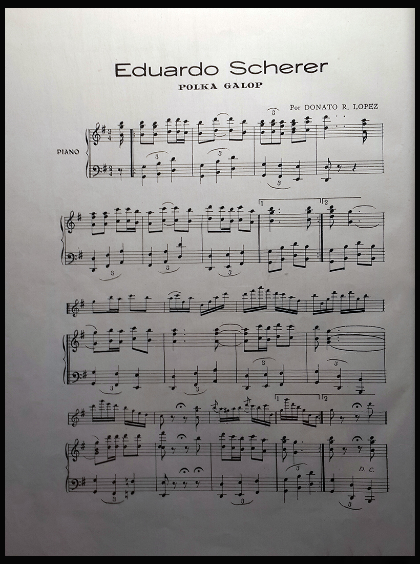 EDUARDO SCHERER - PARTITURA PARA PIANO