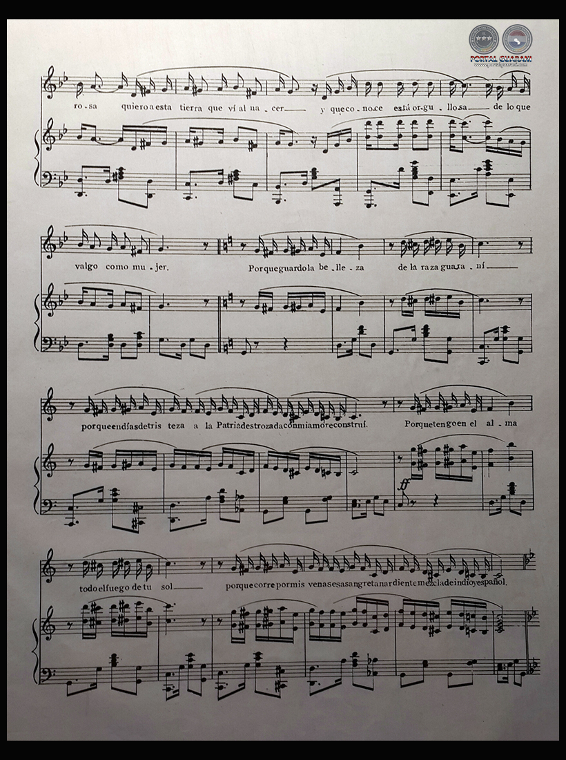 LA MUJER PARAGUAYA - PARTITURA PARA PIANO