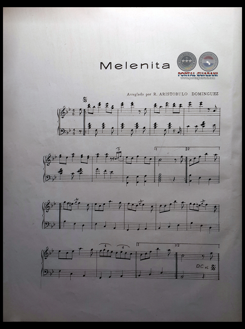 MELENITA - PARTITURA PARA PIANO