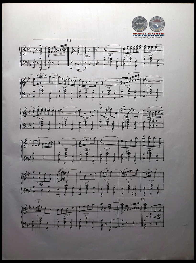 ÑAKYRÁ - POLKA GALOP - PARTITURA PARA PIANO
