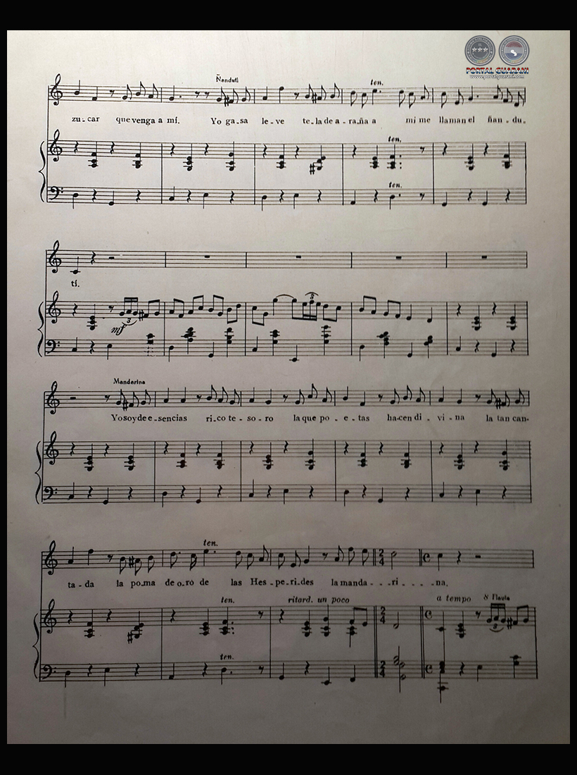 TIERRA GUARANÍ - PARTITURA PARA PIANO