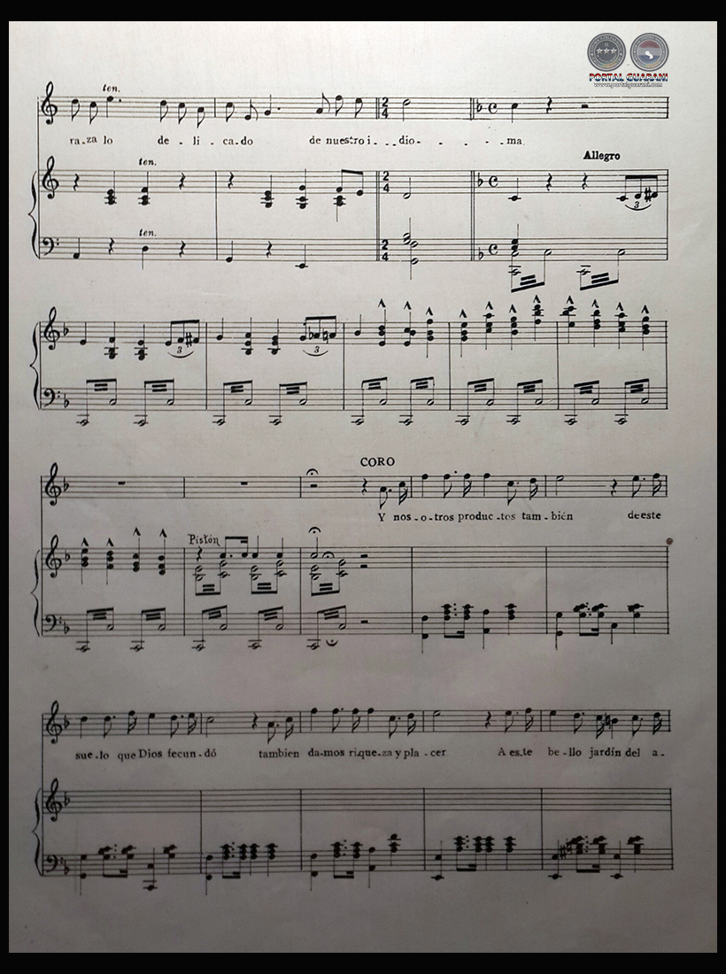 TIERRA GUARANÍ - PARTITURA PARA PIANO