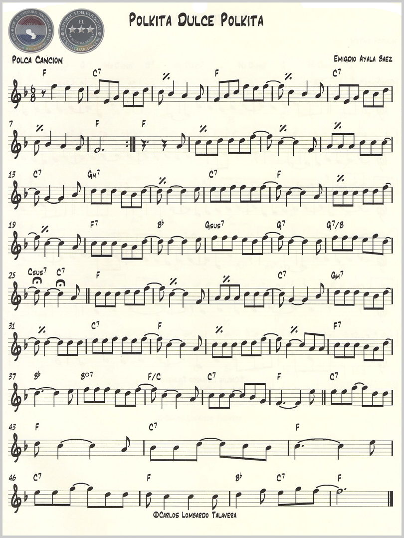 POLKITA DULCE POLKITA (PARTITURA)