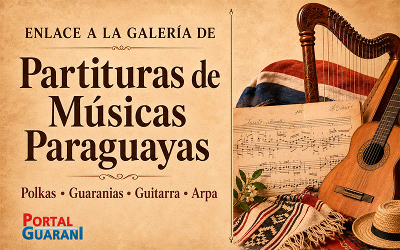 PARTITURAS DE MÚSICAS PARAGUAYAS