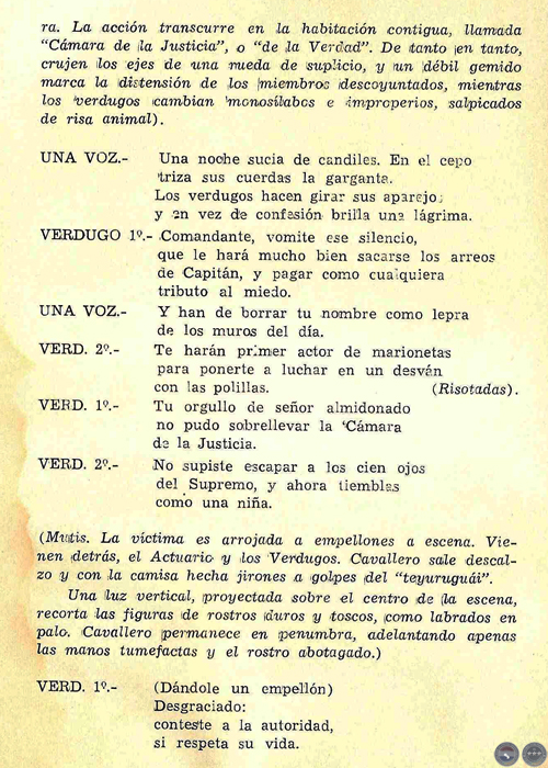 TEATRO BREVE, 1969 - PLÁ/DOMÍNGUEZ - CANTATA HEROICA DE RAMIRO DOMÍNGUEZ