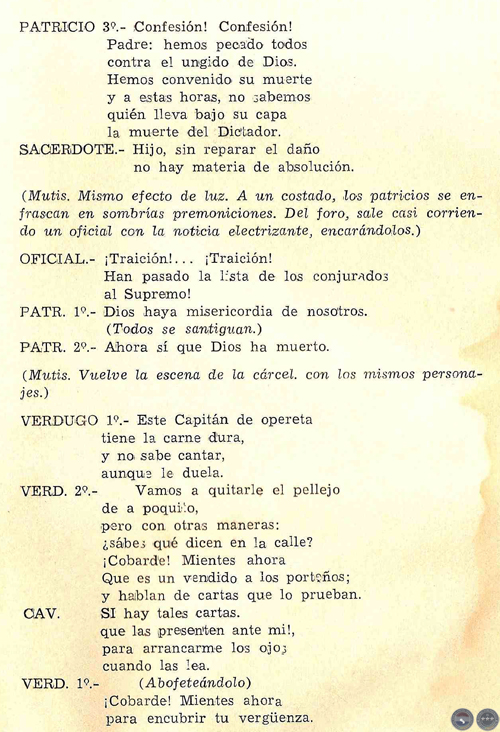 TEATRO BREVE, 1969 - PLÁ/DOMÍNGUEZ - CANTATA HEROICA DE RAMIRO DOMÍNGUEZ