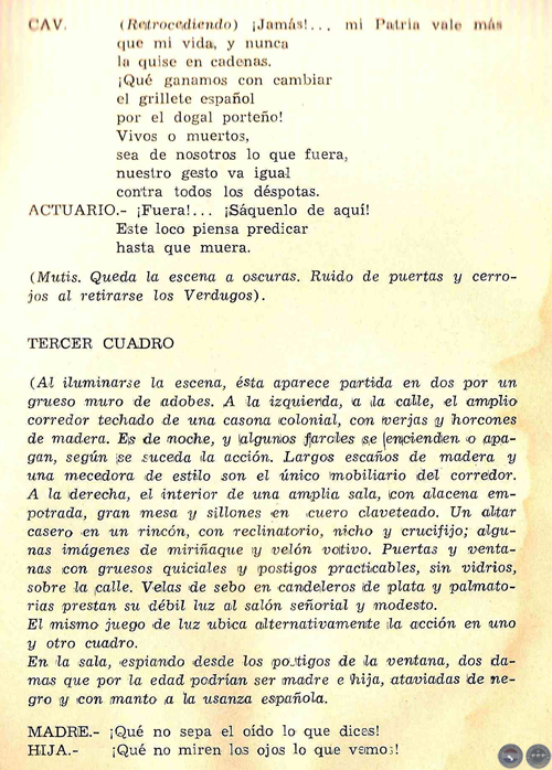 TEATRO BREVE, 1969 - PLÁ/DOMÍNGUEZ - CANTATA HEROICA DE RAMIRO DOMÍNGUEZ