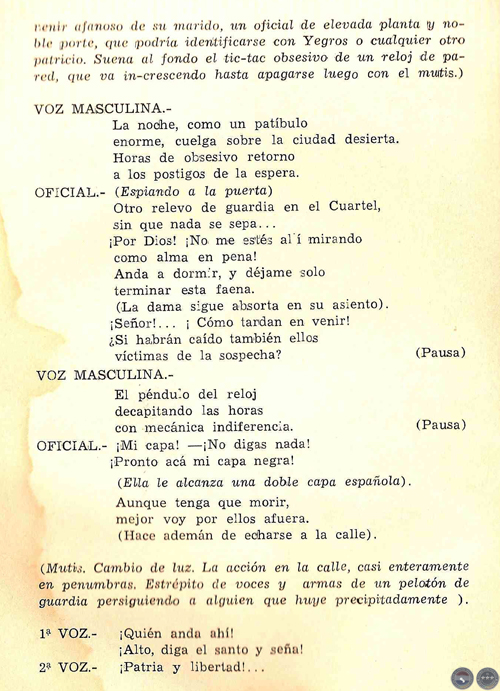 TEATRO BREVE, 1969 - PLÁ/DOMÍNGUEZ - CANTATA HEROICA DE RAMIRO DOMÍNGUEZ