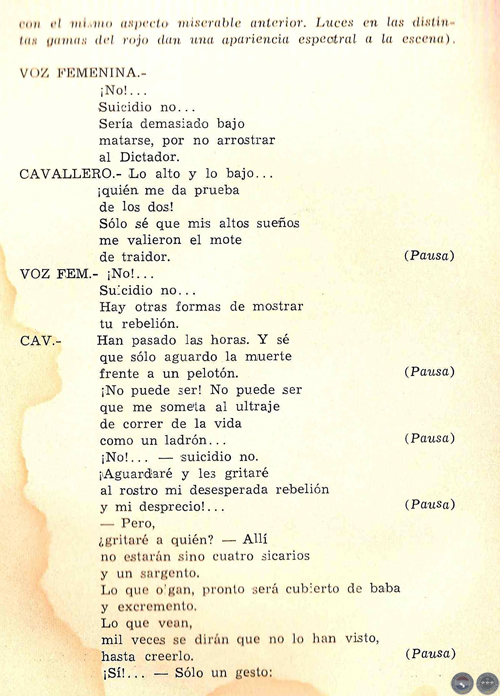 TEATRO BREVE, 1969 - PLÁ/DOMÍNGUEZ - CANTATA HEROICA DE RAMIRO DOMÍNGUEZ