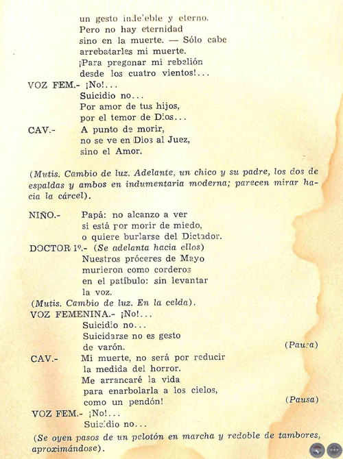 TEATRO BREVE, 1969 - PLÁ/DOMÍNGUEZ - CANTATA HEROICA DE RAMIRO DOMÍNGUEZ