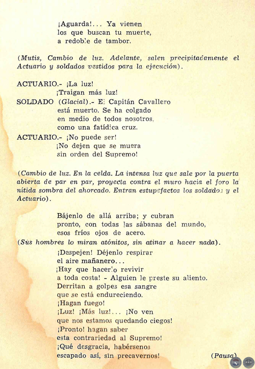 TEATRO BREVE, 1969 - PLÁ/DOMÍNGUEZ - CANTATA HEROICA DE RAMIRO DOMÍNGUEZ