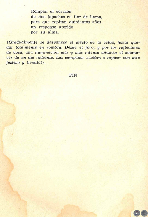 TEATRO BREVE, 1969 - PLÁ/DOMÍNGUEZ - CANTATA HEROICA DE RAMIRO DOMÍNGUEZ