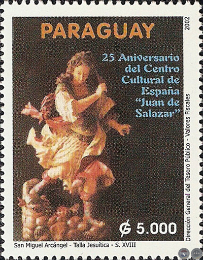 25º ANIVERSARIO DEL CENTRO CULTURAL DE ESPAÑA JUAN DE SALAZAR (AÑO 2002 - SERIE 3)